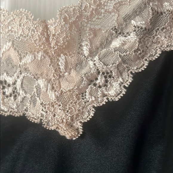 Worthington Black and Cream Lace Cami Top - Picture 3 of 7